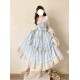 Urtto Lemon Sparkling Water Tiered Long JSK(Pre-Order/2 Colours/Full Payment Without Shipping)